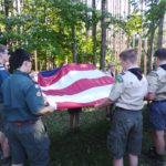 Troop 155 Wins the Retreat Banner
