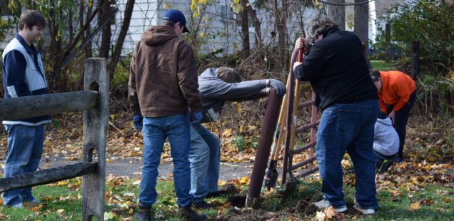 Eagle Project - Repairing the Church fence